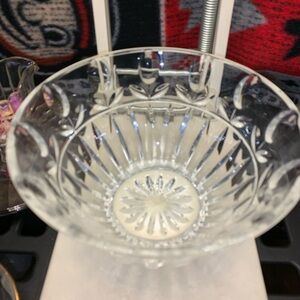 Beautiful Cut Block Crystal Bowl